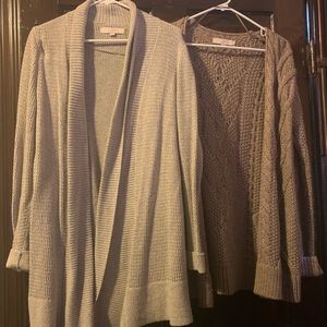 Lot of Ann Taylor loft cardigans